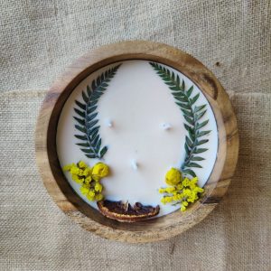 Lemongrass and Lemon Honey - Luxe Wooden Candles